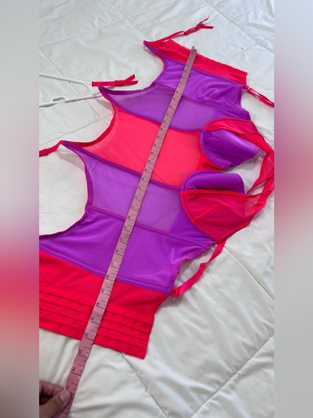 Savage X Fenty I Dare Hue Mesh Bustier size L - Picture 15 of 15
